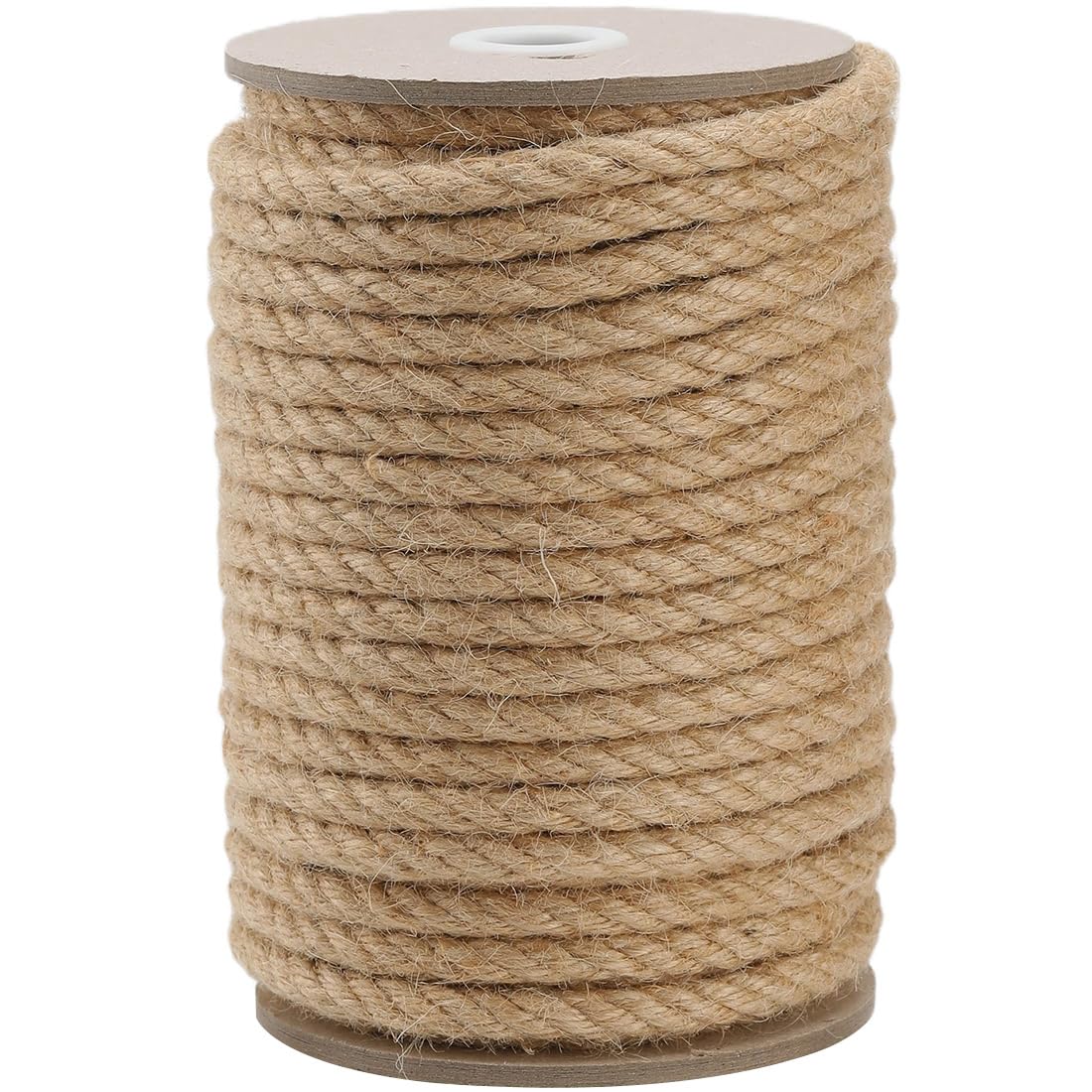 1000FT Natural Jute Twine String Bulk Hemp Rope Cord for Crafts Gardening Gift Wrapping Wedding Décor Packing Material Burlap Ribbon Christmas Knitting Macrame Decoration (Brown 2mm* 1000ft)