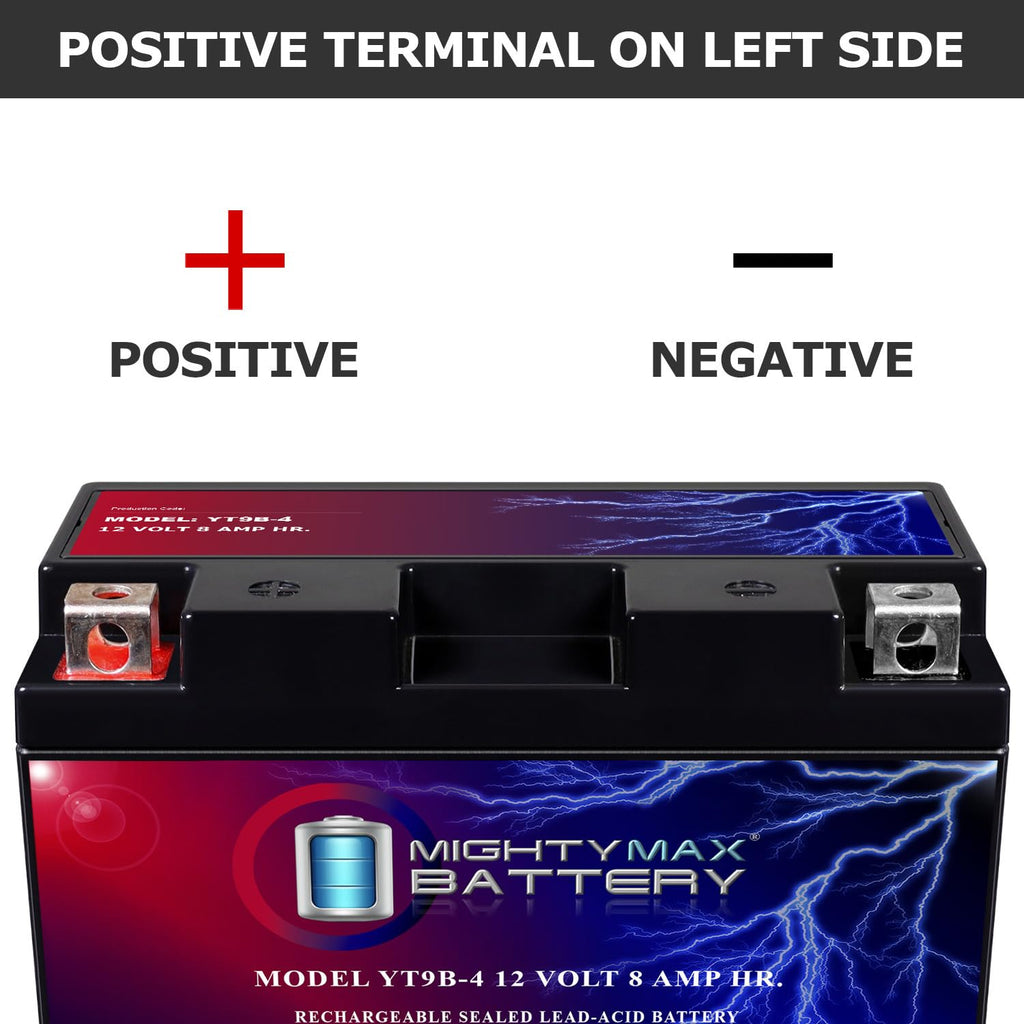 Mighty Max Battery YTZ14S -12 Volt 11.2 AH, 230 CCA, Rechargeable Maintenance Free SLA AGM Motorcycle Battery