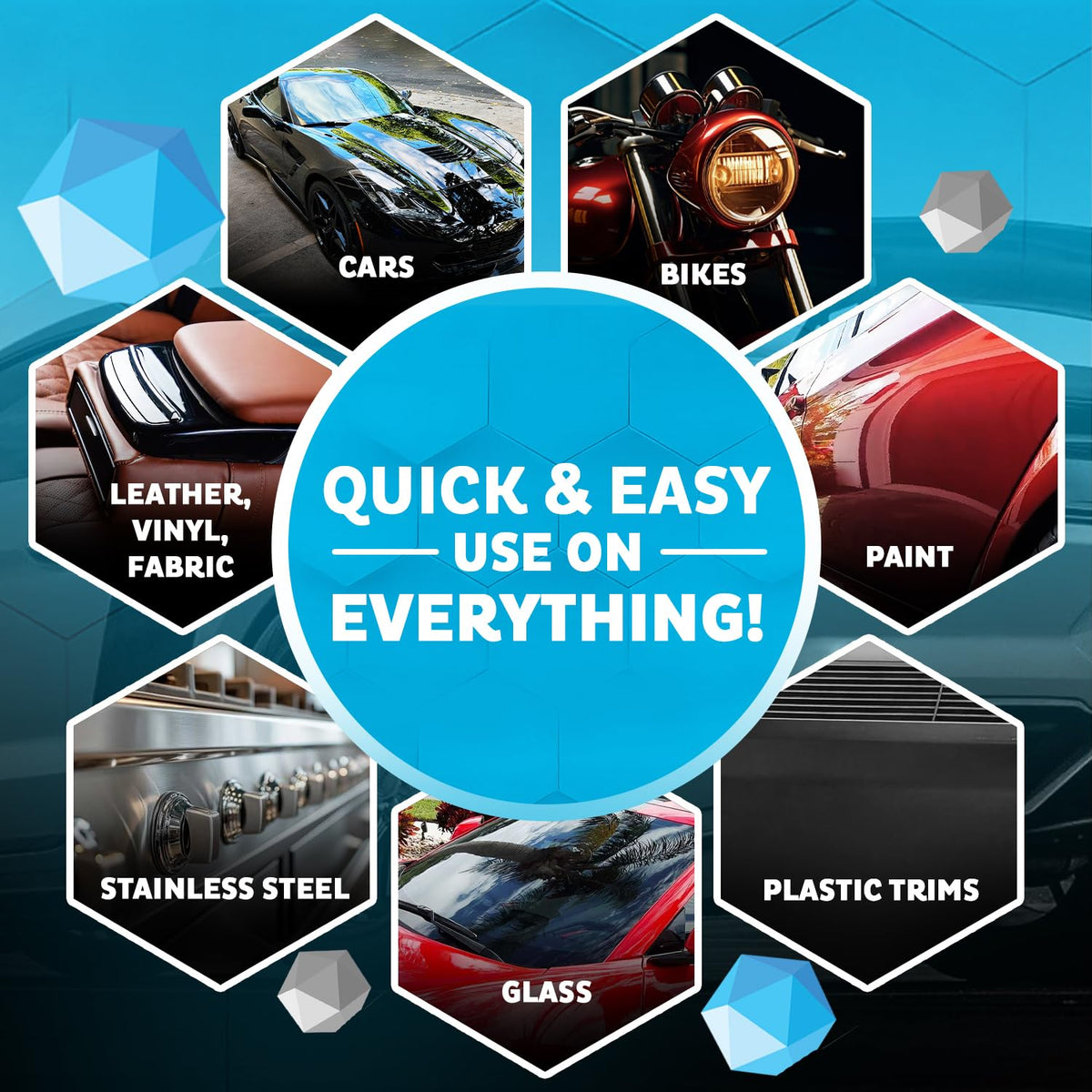 MAXL MAXLONE™ Car Spray with Triphene® All Purpose Waterless Detailer 2 Kit