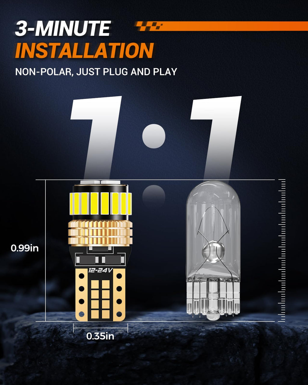 SEALIGHT 2026 Latest 921 LED Bulb, 700% Super Bright 912 T15 Led Reverse Light, Canbus Error Free 906 904 916 W16W LED Bulbs, 6500K White, Non-polarity, Automotive Back Up Light Assemblies, 2PCS