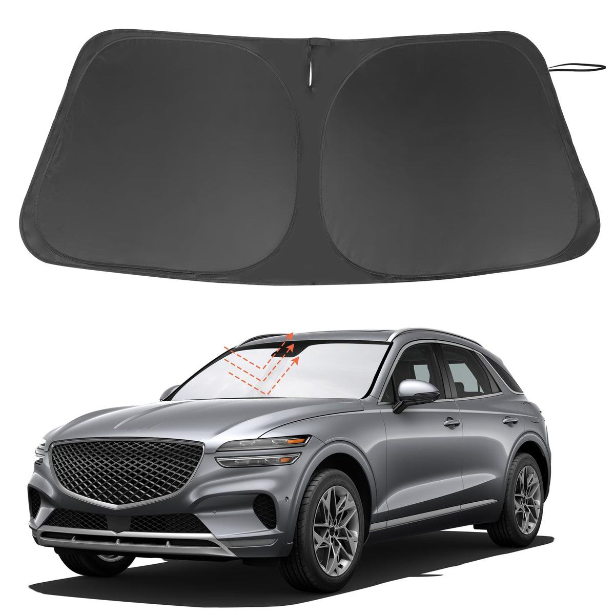 Windshield Sun Shade for 2015-2026 Ford F150 F-150 Accessories