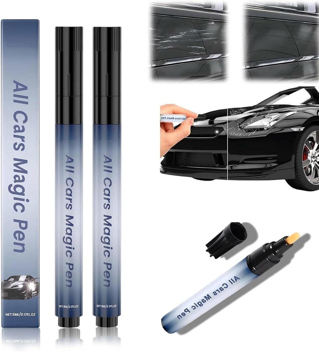 All Cars Magic Pen,Car Scratch Remover Pen,Black Car Paint Scratch Repair