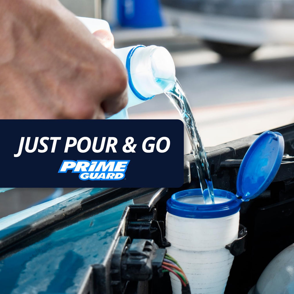 Prime Guard +32°F Power Blast Blue Windshield Washer Fluid | 1 Gallon
