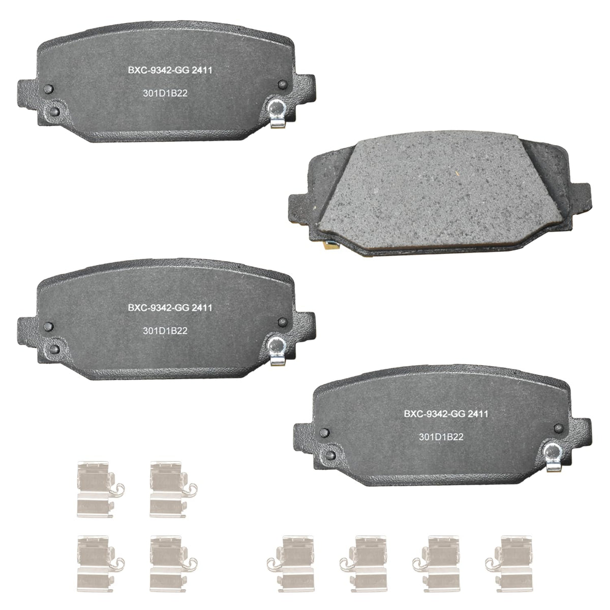 Bendix Premium SBC1114 Ceramic Rear Brake Pads for Select Models Scion FR-S, Subaru BRZ, Crosstrek, Forester, Impreza, Legacy, Outback, WRX, XV, XV Crosstrek