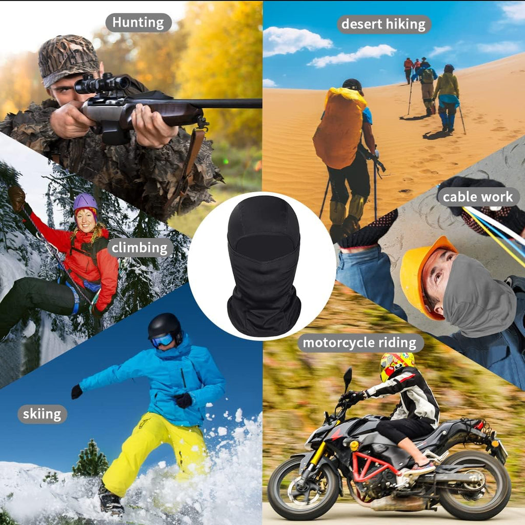 Achiou Ski Mask for Men and Women, Lightweight UV Balaclava Face Cover