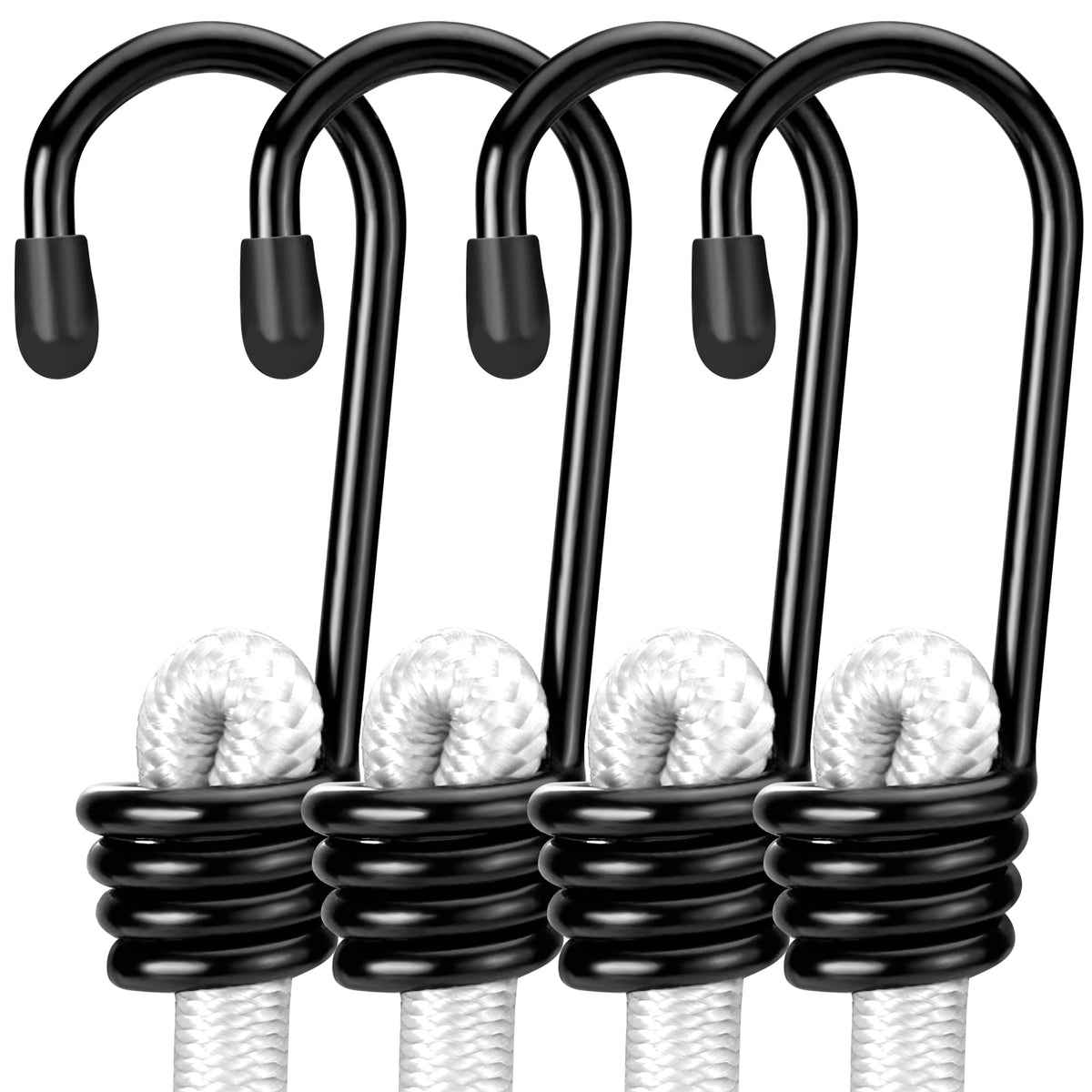 WORKPRO Bungee Cords with Hooks, Heavy Duty Outdoor Bungee Strap, 22-Piece