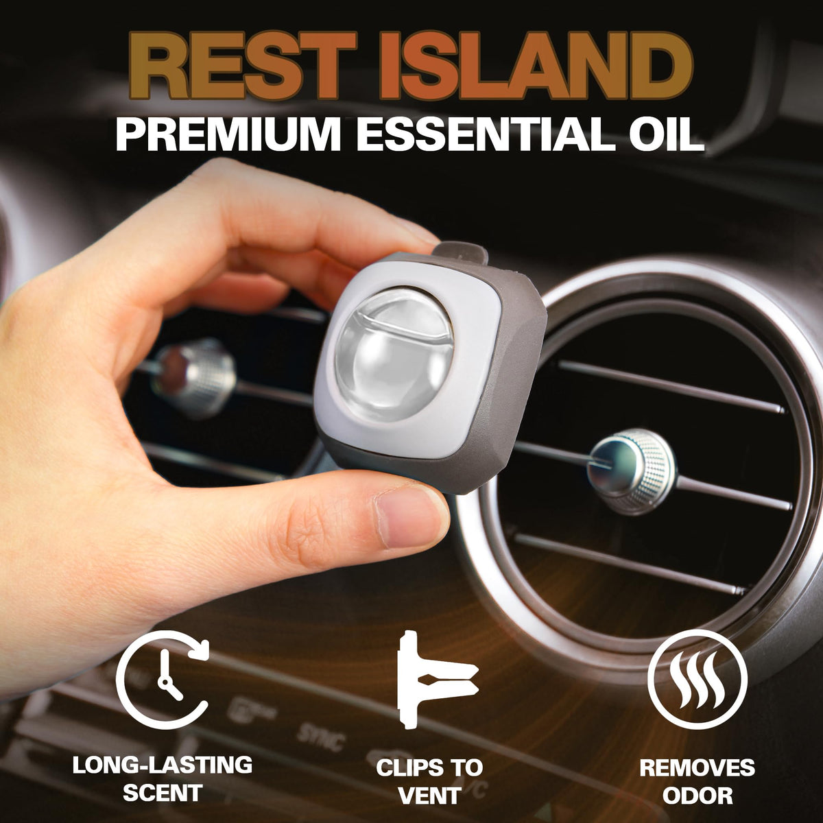 Air Jungles New Car Scent Car Air Freshener Vent Clip 6 Ct, Long Lasting