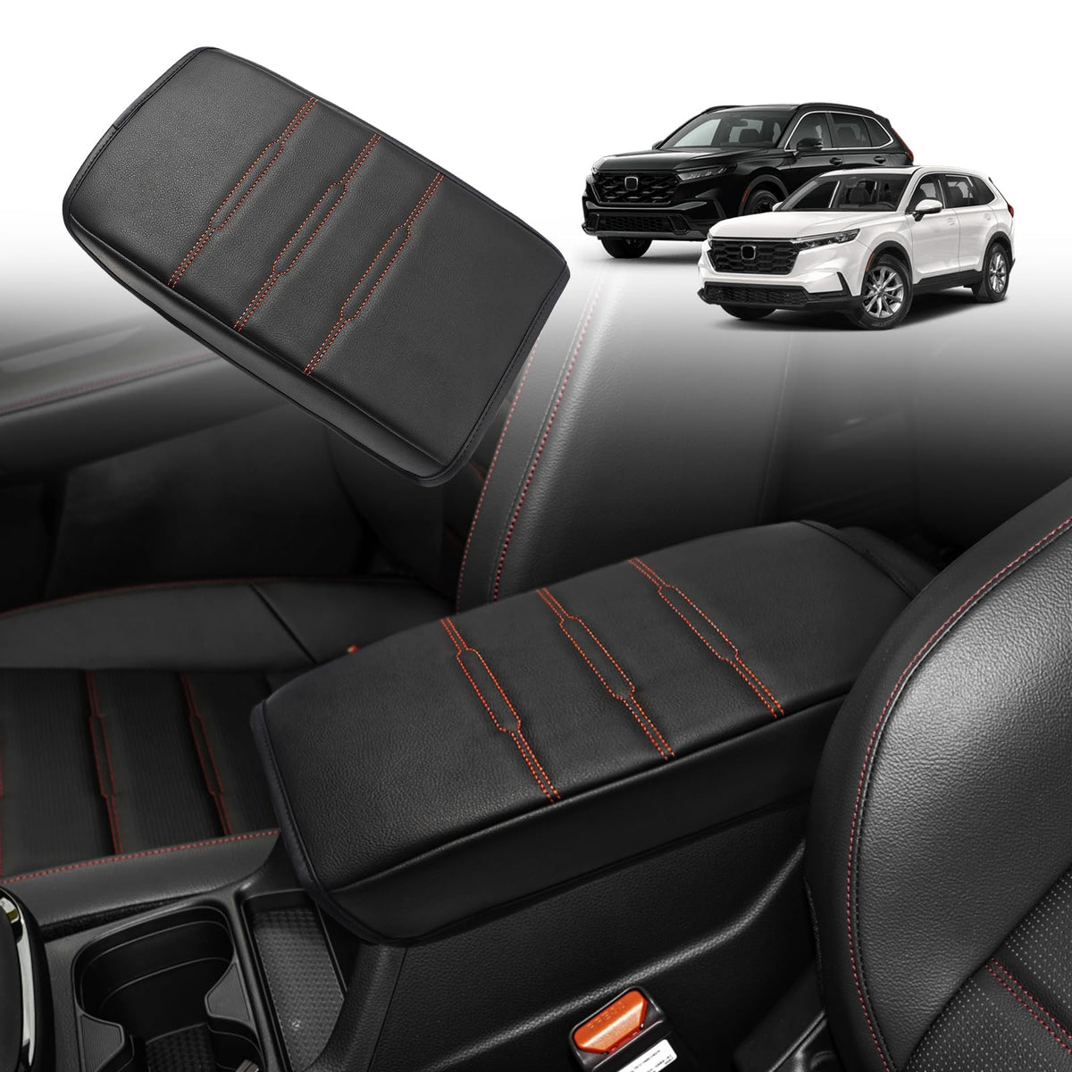 Muslogy Armrest Cover for Silverado/Sierra 2019-2026, Regular Thick, Bench