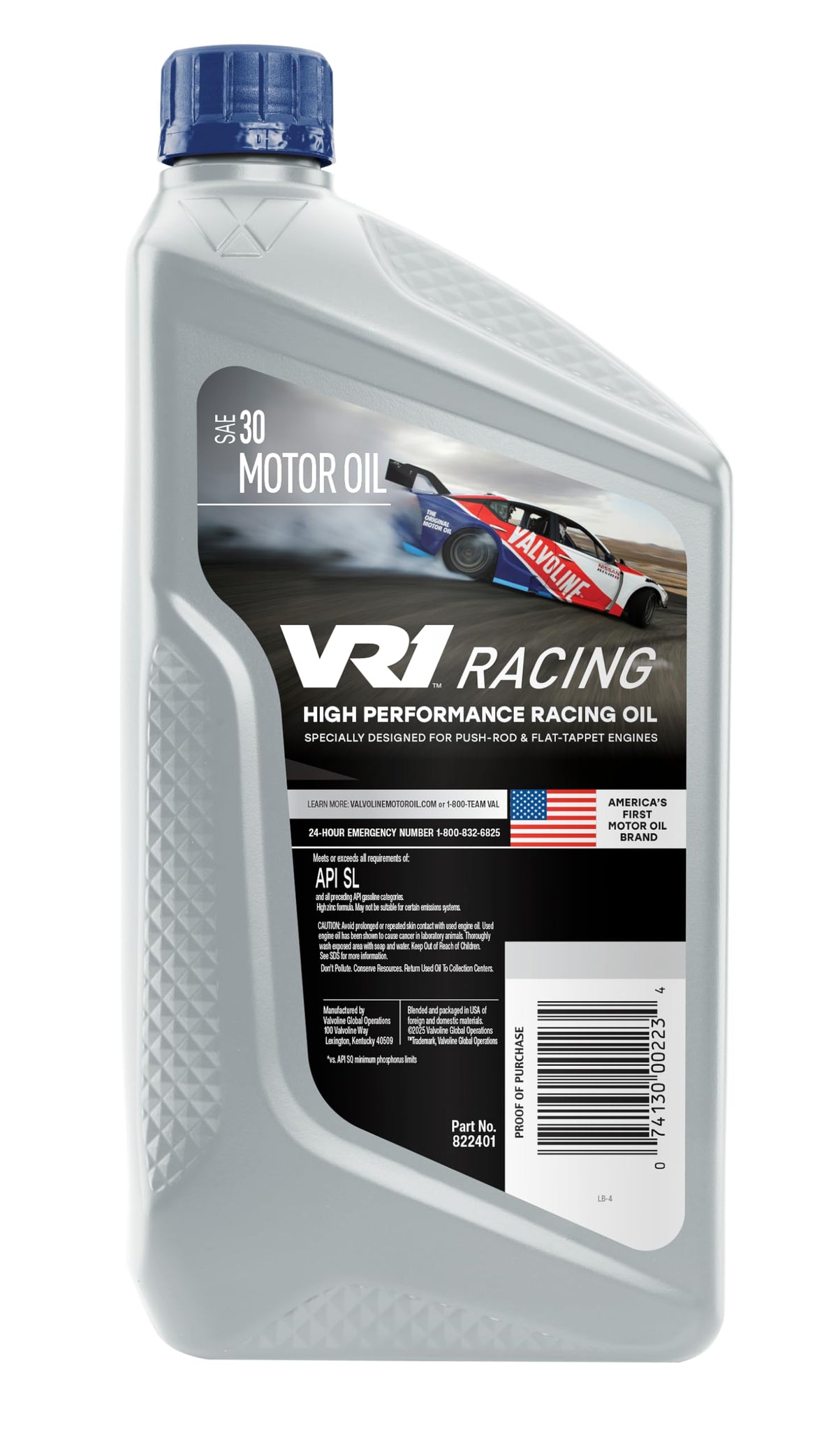 Valvoline VR1 Racing SAE 20W-50 Motor Oil 5 QT