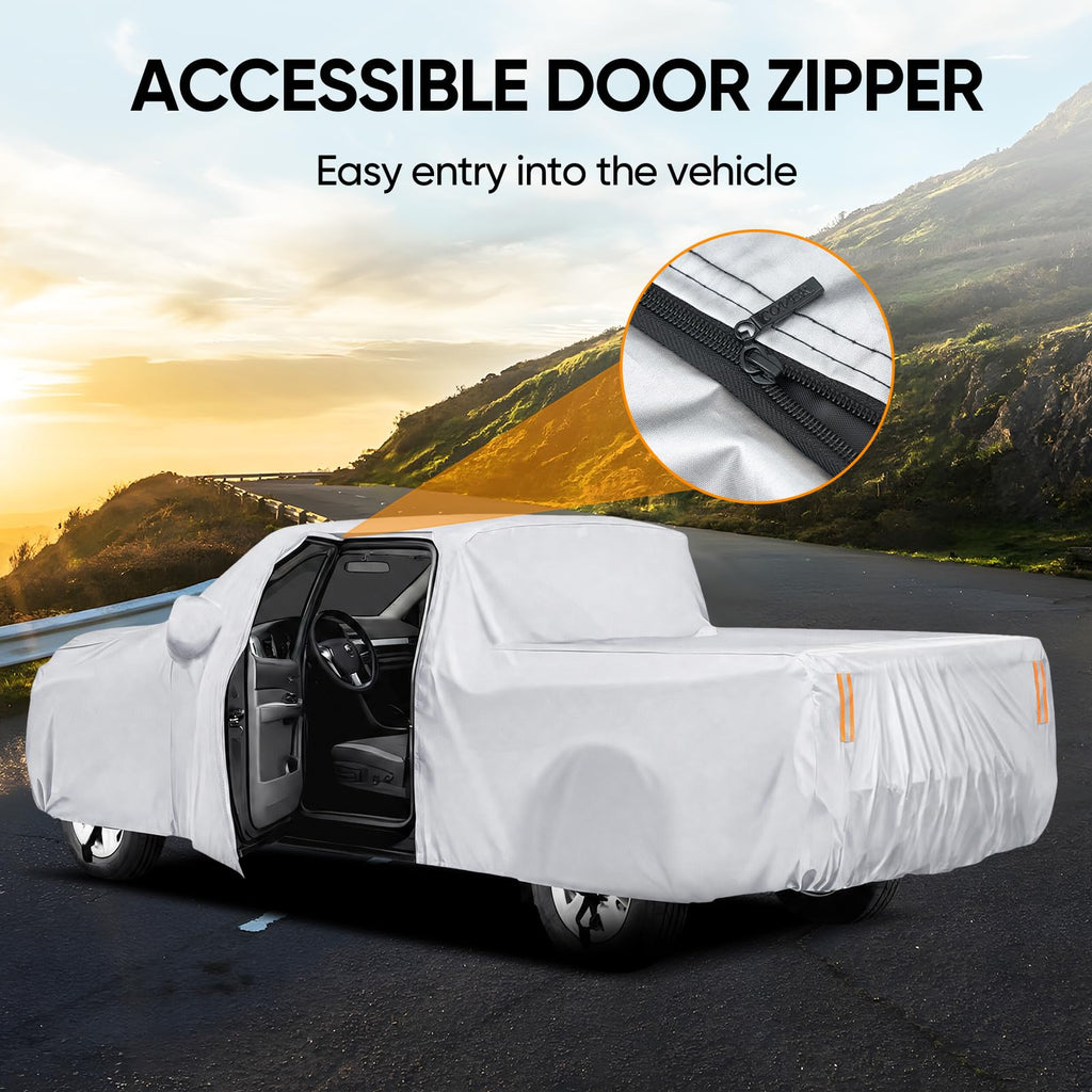 NEVERLAND Car Cover Waterproof All Weather for Sedan 183''L x 70''W x 59''H