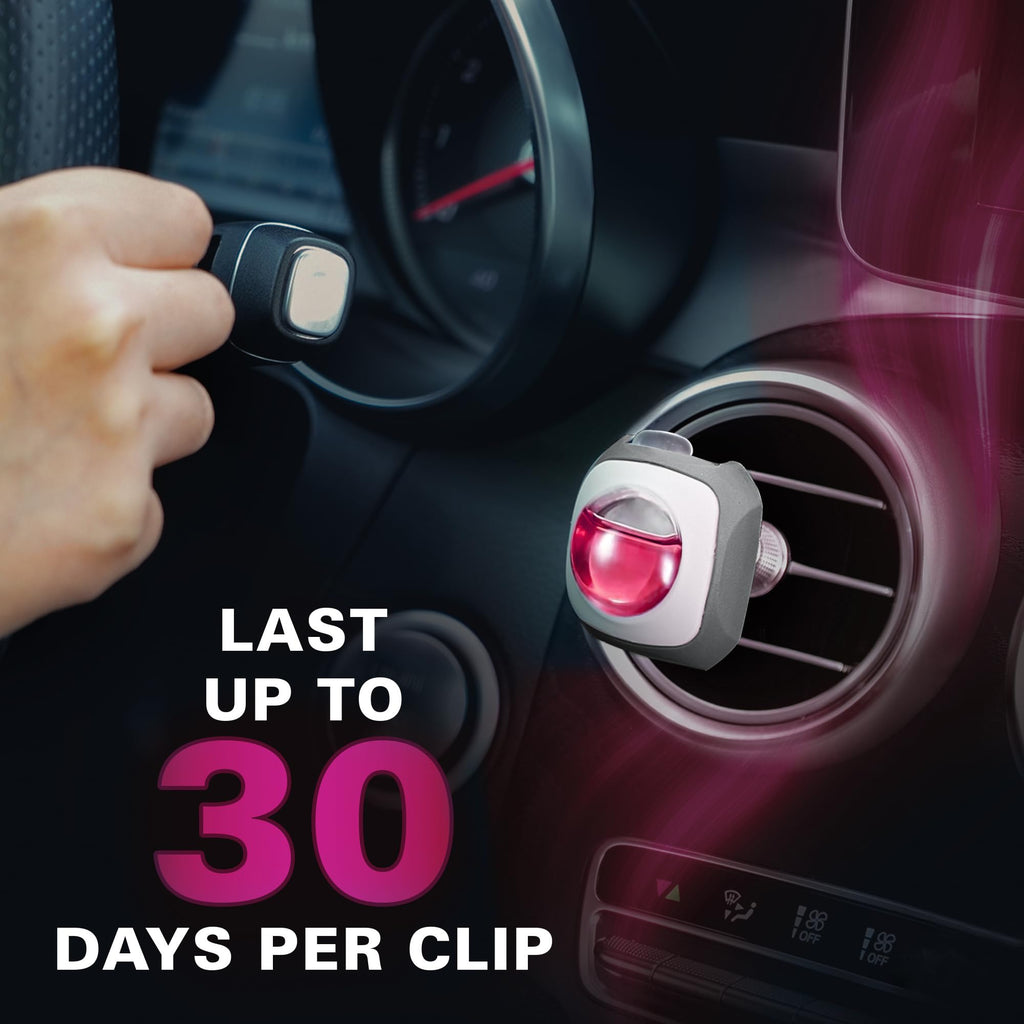 Air Jungles New Car Scent Car Air Freshener Vent Clip 6 Ct, Long Lasting