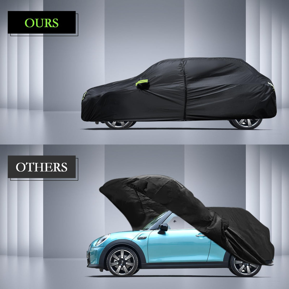 Waterproof Car Cover for Jeep Wrangler 4 Door 2006-2026 JK JL Windproof