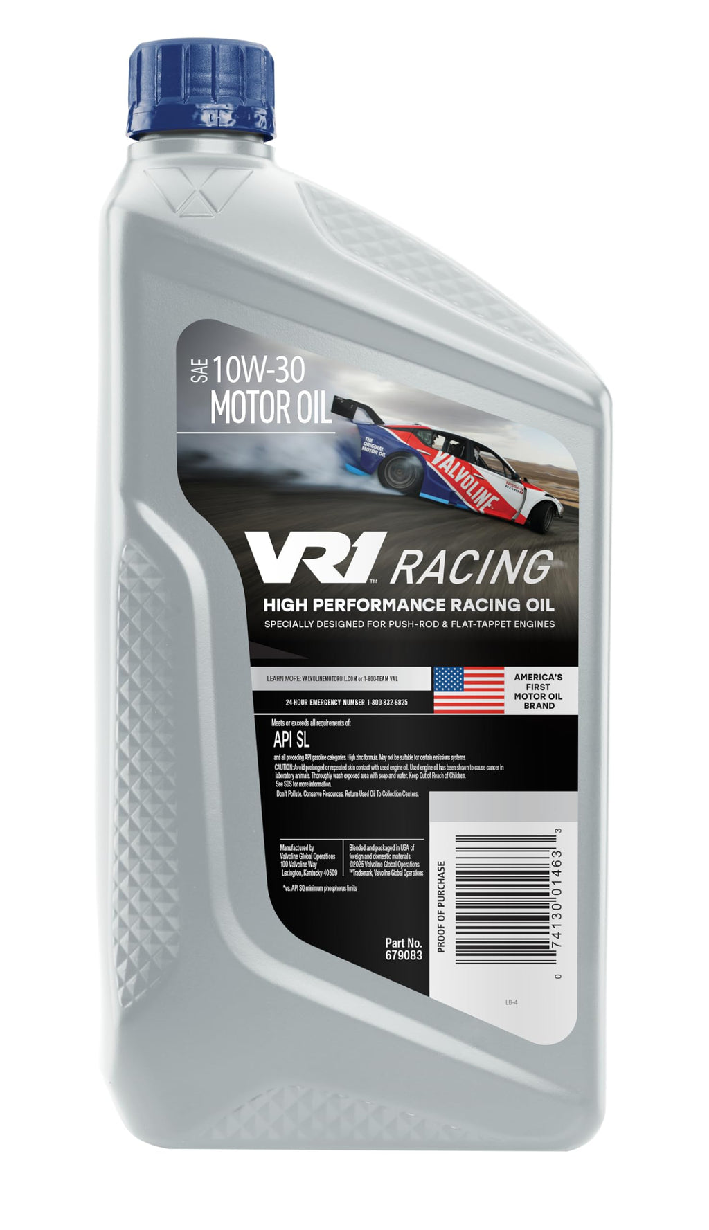 Valvoline VR1 Racing SAE 20W-50 Motor Oil 5 QT