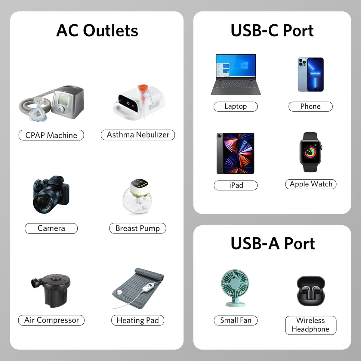 BESTEK Power Inverter DC 12-17V to AC 110V - 300W Car Plug Adapter Outlet