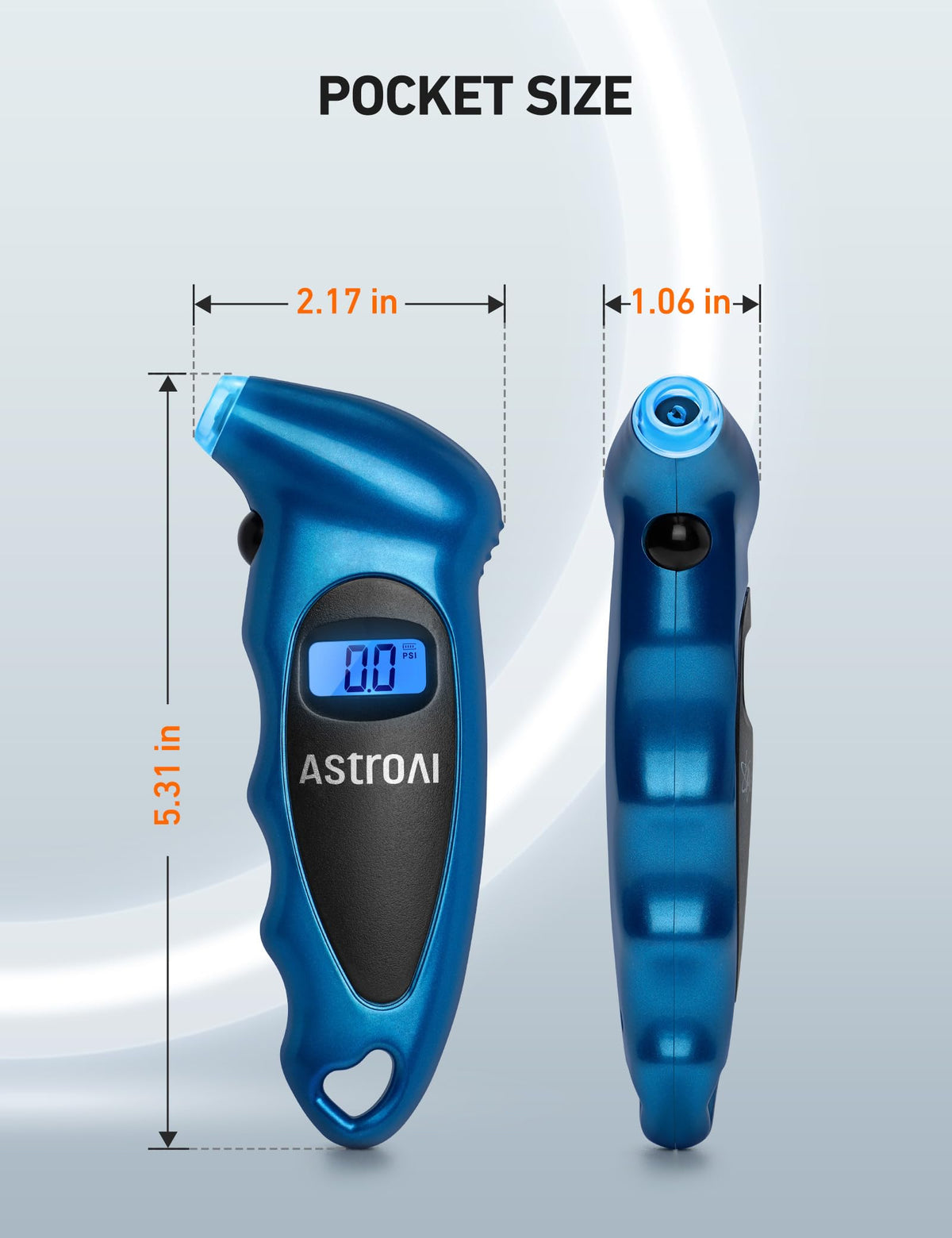 AstroAI Digital Tire Pressure Gauge 150PSI, ±1PSI Accuracy for Car Truck