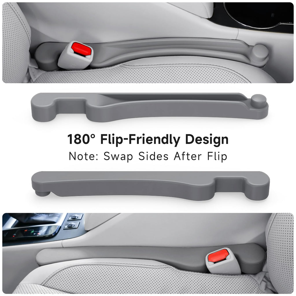 Givifive Car Seat Gap Filler Organizer 2Pack Soft Foam 3IN1 Multifunctional