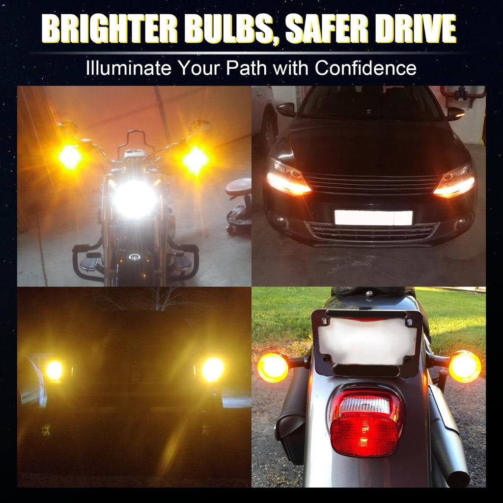 iBrightstar 3157 LED Bulb White, 4157 3156 LED Reverse Light Bulbs Super Bright for Tail Brake Lights Backup Lights Turn Signal Lights, 2 Pack