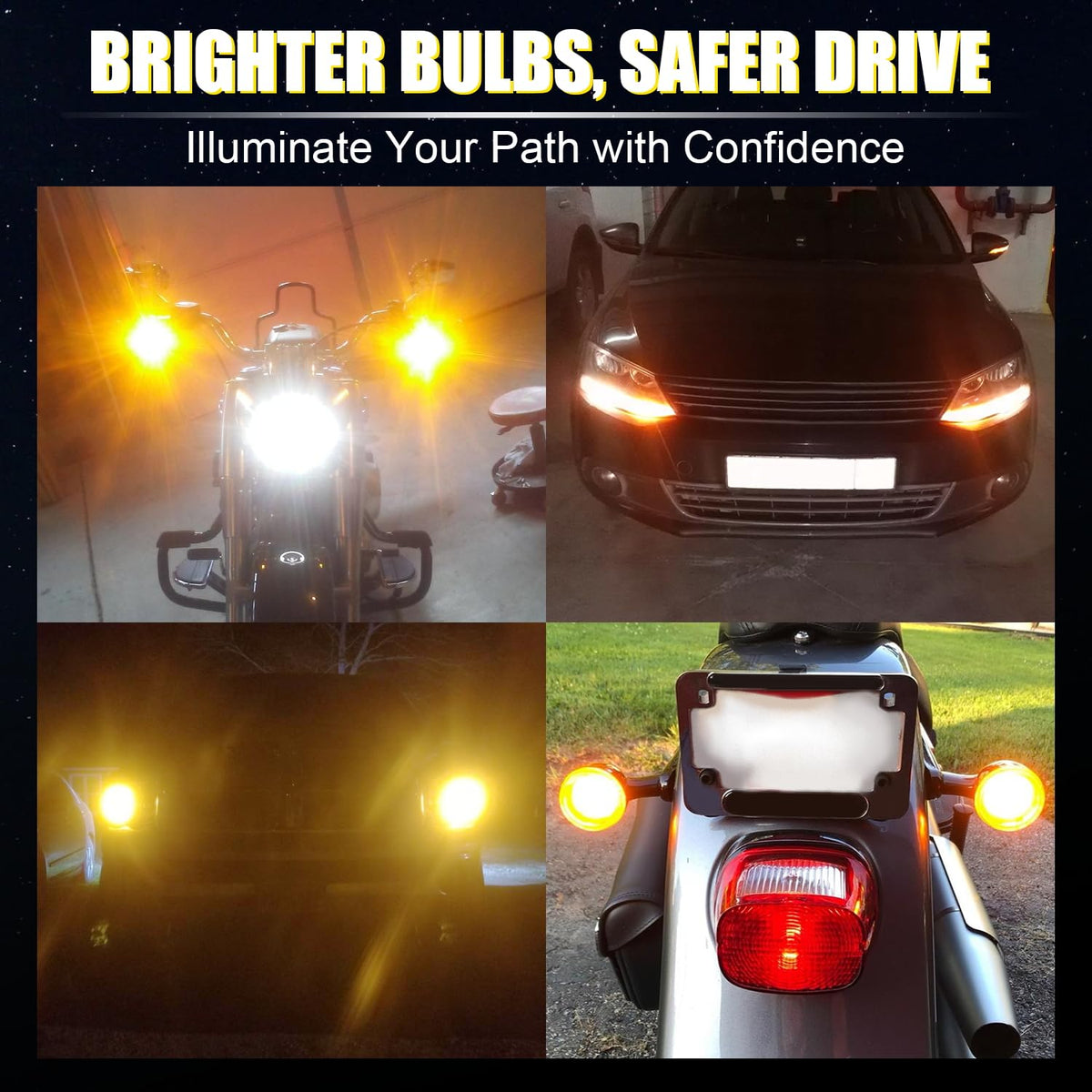 iBrightstar 3157 LED Bulb White, 4157 3156 LED Reverse Light Bulbs Super Bright for Tail Brake Lights Backup Lights Turn Signal Lights, 2 Pack