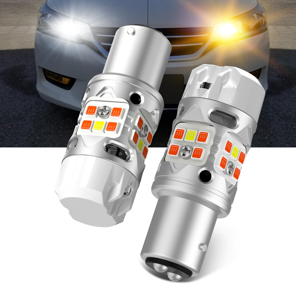 LASFIT 921 LED Bulb Reverse Lights, 912 T15 Back Up Light CANBUS Error Free W16W 906 Reversing Bulb 904 916 6000K Xenon White New Upgrade Design, Plug and Play (Pack of 2)