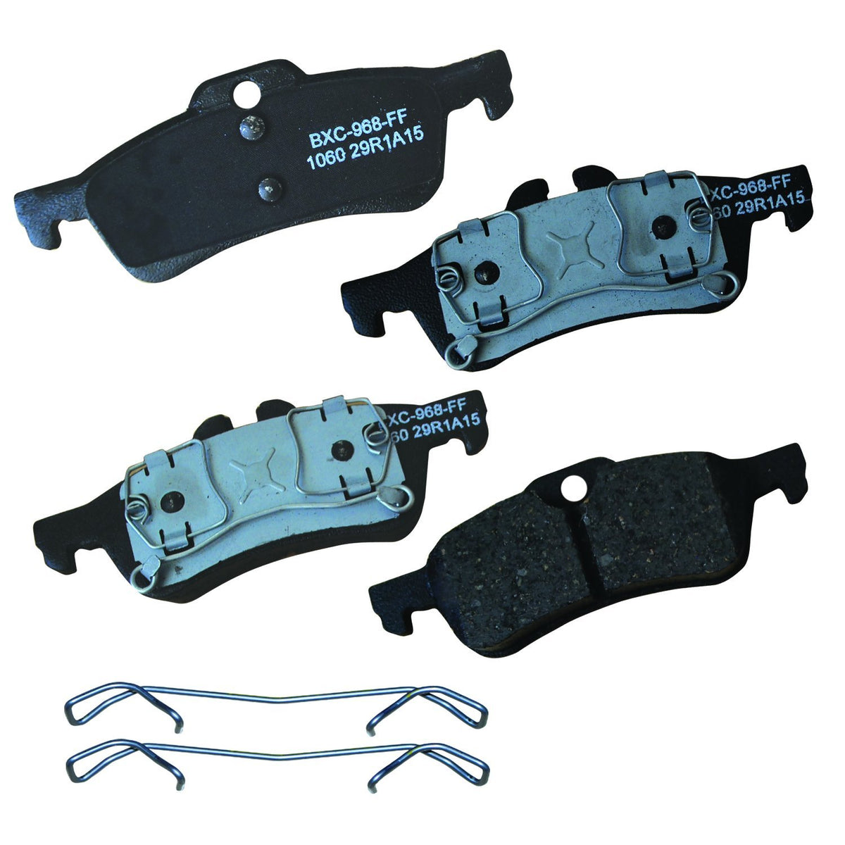 Bendix Premium SBC1114 Ceramic Rear Brake Pads for Select Models Scion FR-S, Subaru BRZ, Crosstrek, Forester, Impreza, Legacy, Outback, WRX, XV, XV Crosstrek