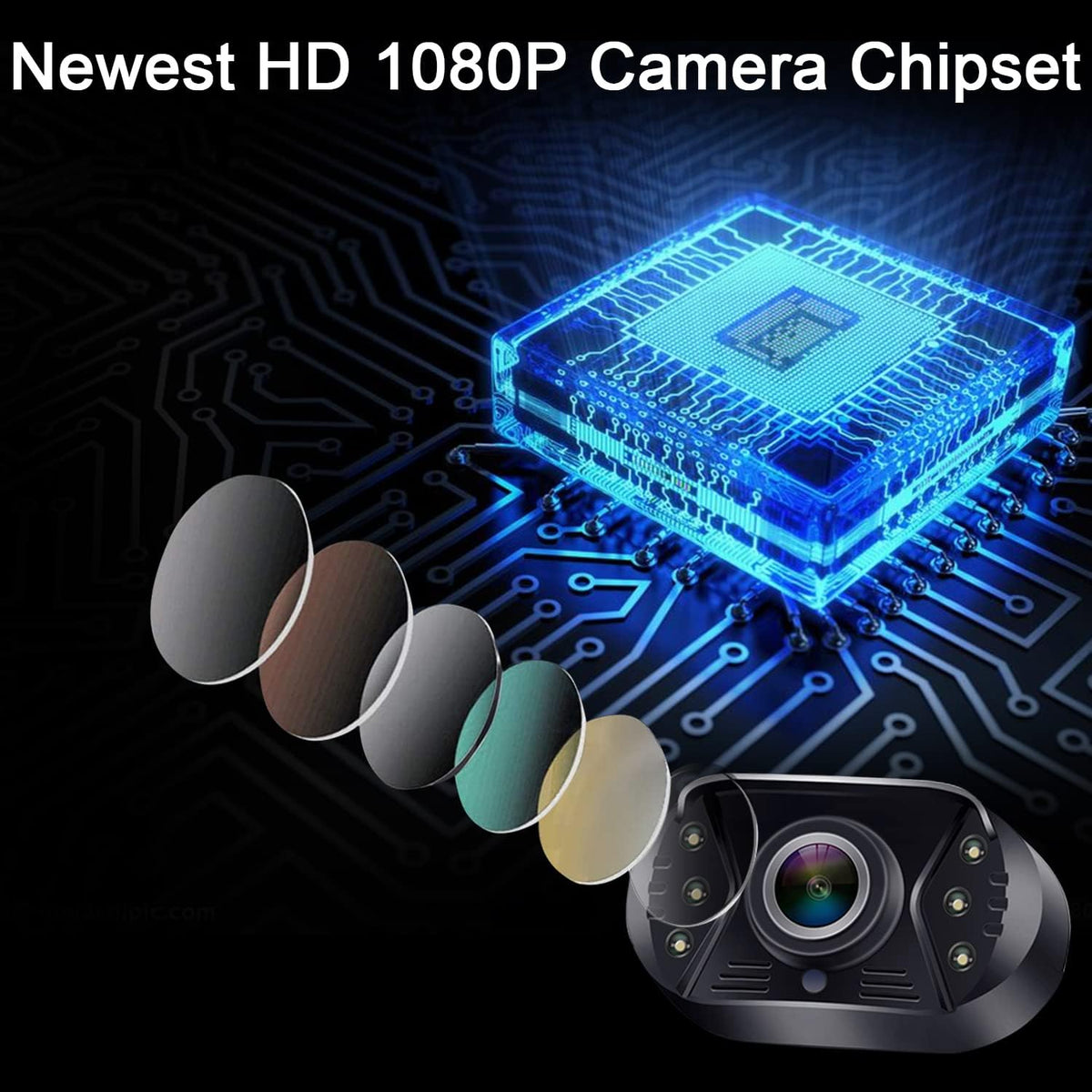 HD 1080P Backup Camera Plug & Play: Fast 60FPS Smooth Real-Time Clear View