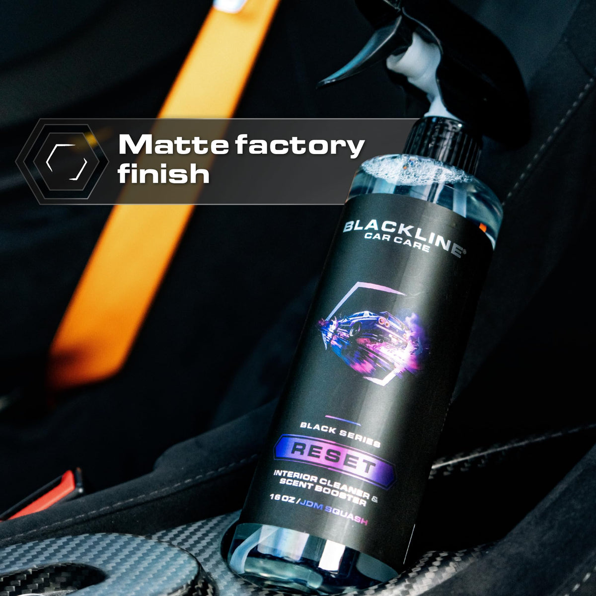 Blackline Reset Interior Car Cleaner & Deodorizer Spray - Dark Ice