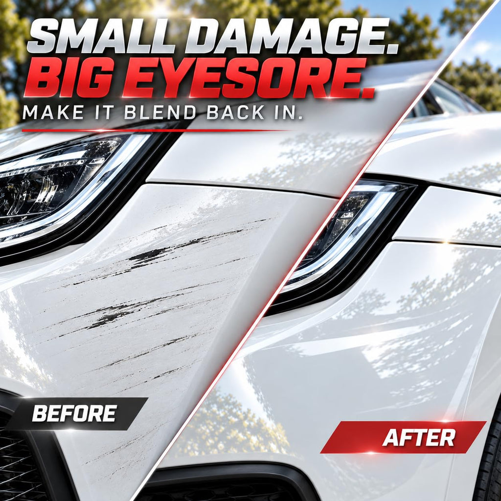 cocomfix Gloss Black Rim Touch Up Paint, Scratch & Curb Rash Repair Kit