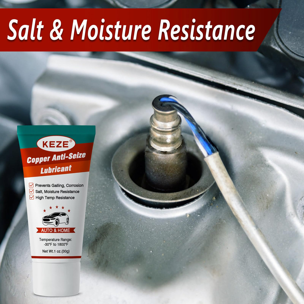 Keze Copper Anti Seize Thread Lubricant Grease Antiseize Lubrication
