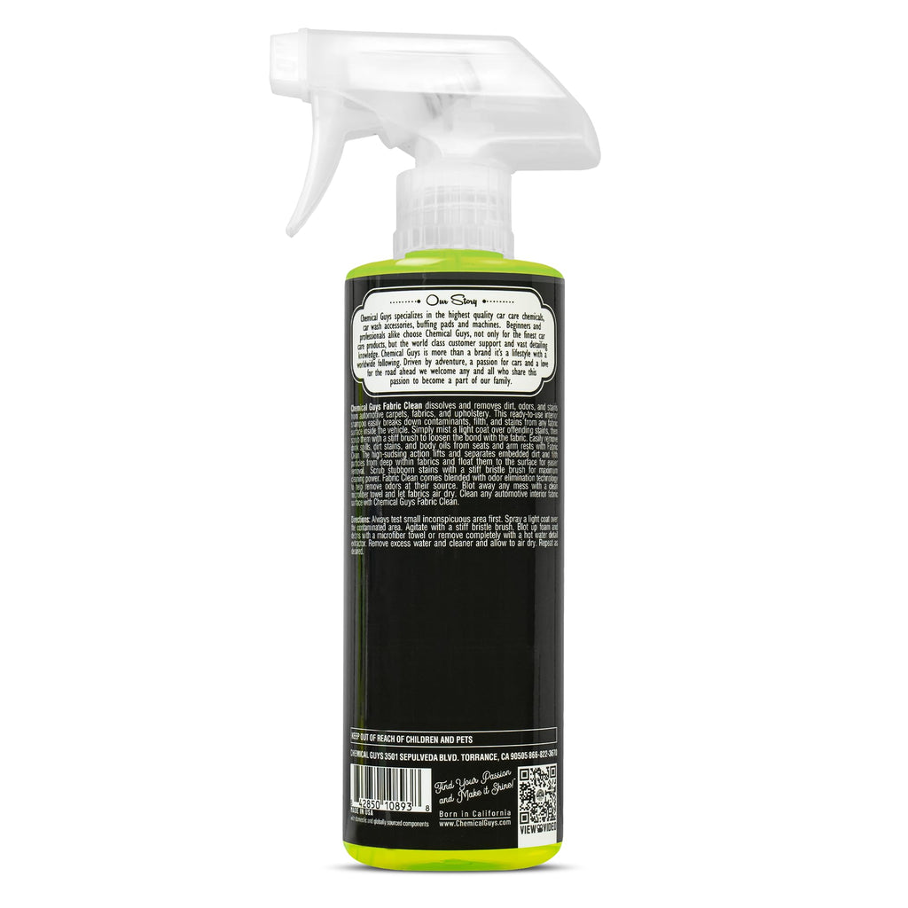 Chemical Guys, Citrus Fabric & Carpet Cleaner Spray with Brush Kit, 16 oz