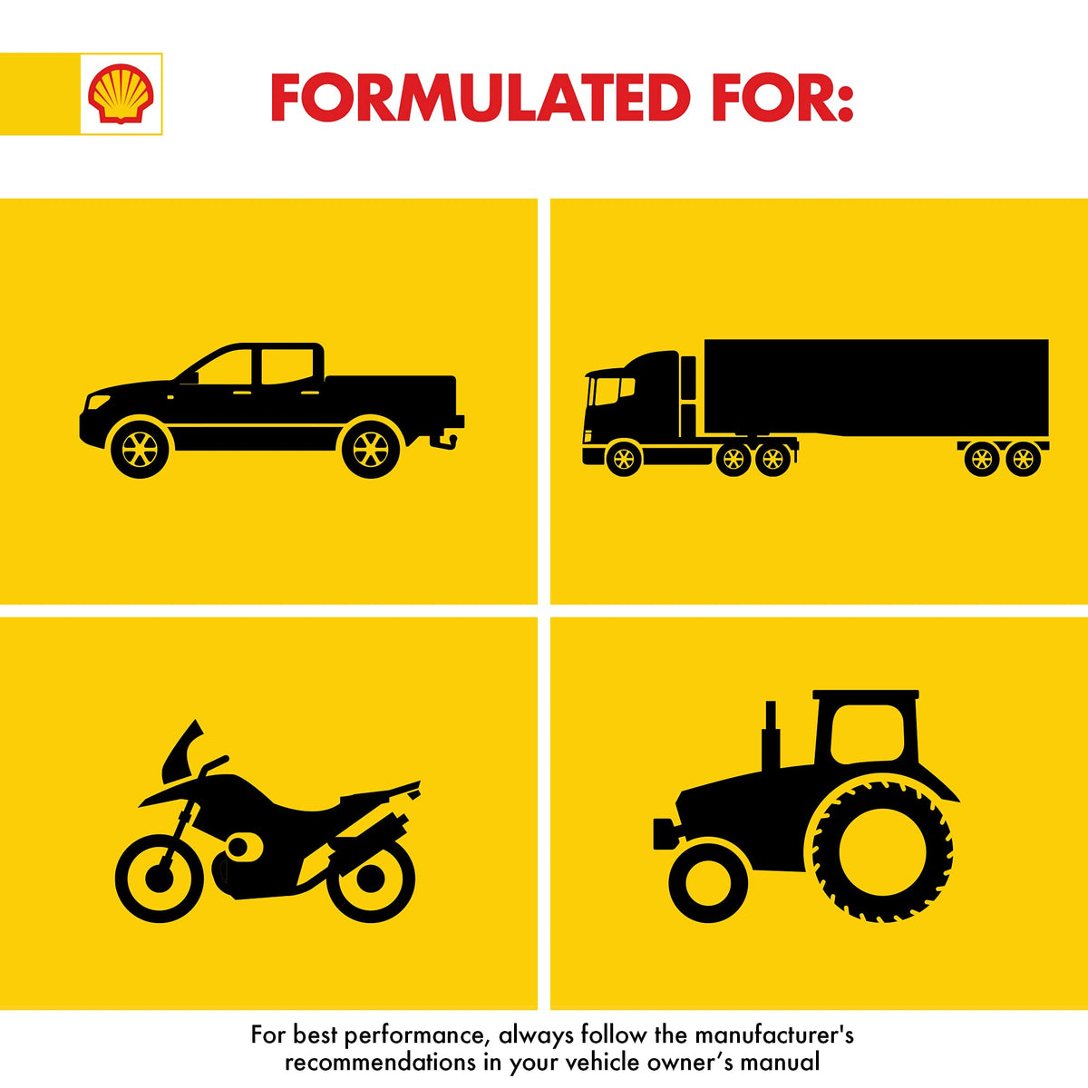 Shell Rotella T6 Full Synthetic 15W-40 Diesel Engine Oil, 1 Gallon (3 Pack)
