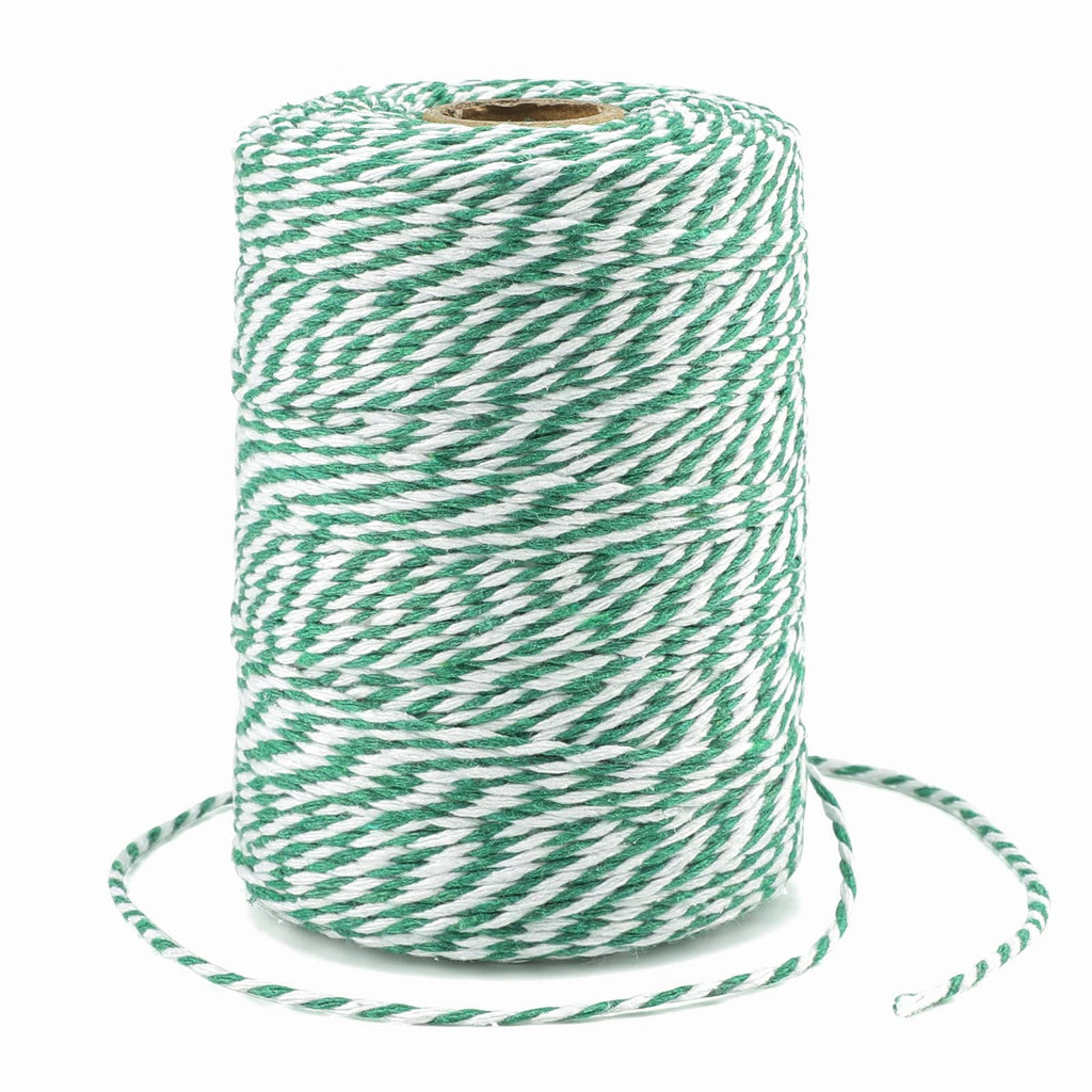 G2PLUS 2MM White String, 328 Feet Cotton Bakers Twine for Craft & Cooking