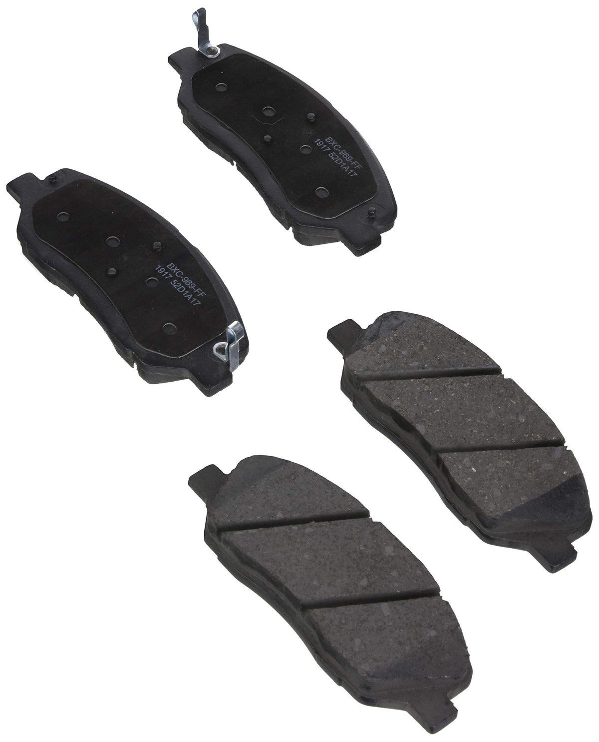 Bendix Premium SBC1363 Ceramic Front Brake Pads for select Cadillac Escalade, ESV, EXT, XTS, Chevrolet Avalanche, Cheyenne, Express 1500, Silverado, Suburban, Tahoe, GMC Savana, Sierra Classic, Yukon
