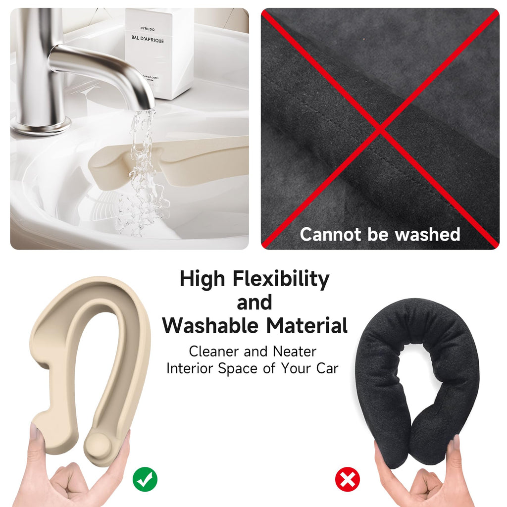 Givifive Car Seat Gap Filler Organizer 2Pack Soft Foam 3IN1 Multifunctional