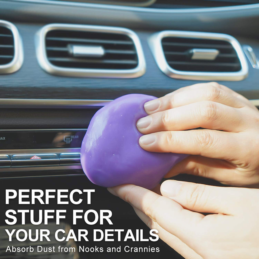 TICARVE Car Cleaning Gel Detailing Putty Car Putty Auto Detailing Tools Car Interior Cleaner Cleaning Slime Car Accessories Keyboard Cleaner Rose/NT WT: 5.6 oz (160 gr)