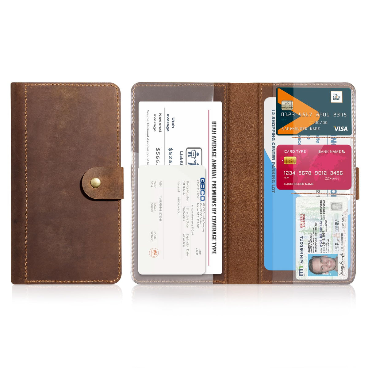 CoBak Car Registration and Insurance Holder