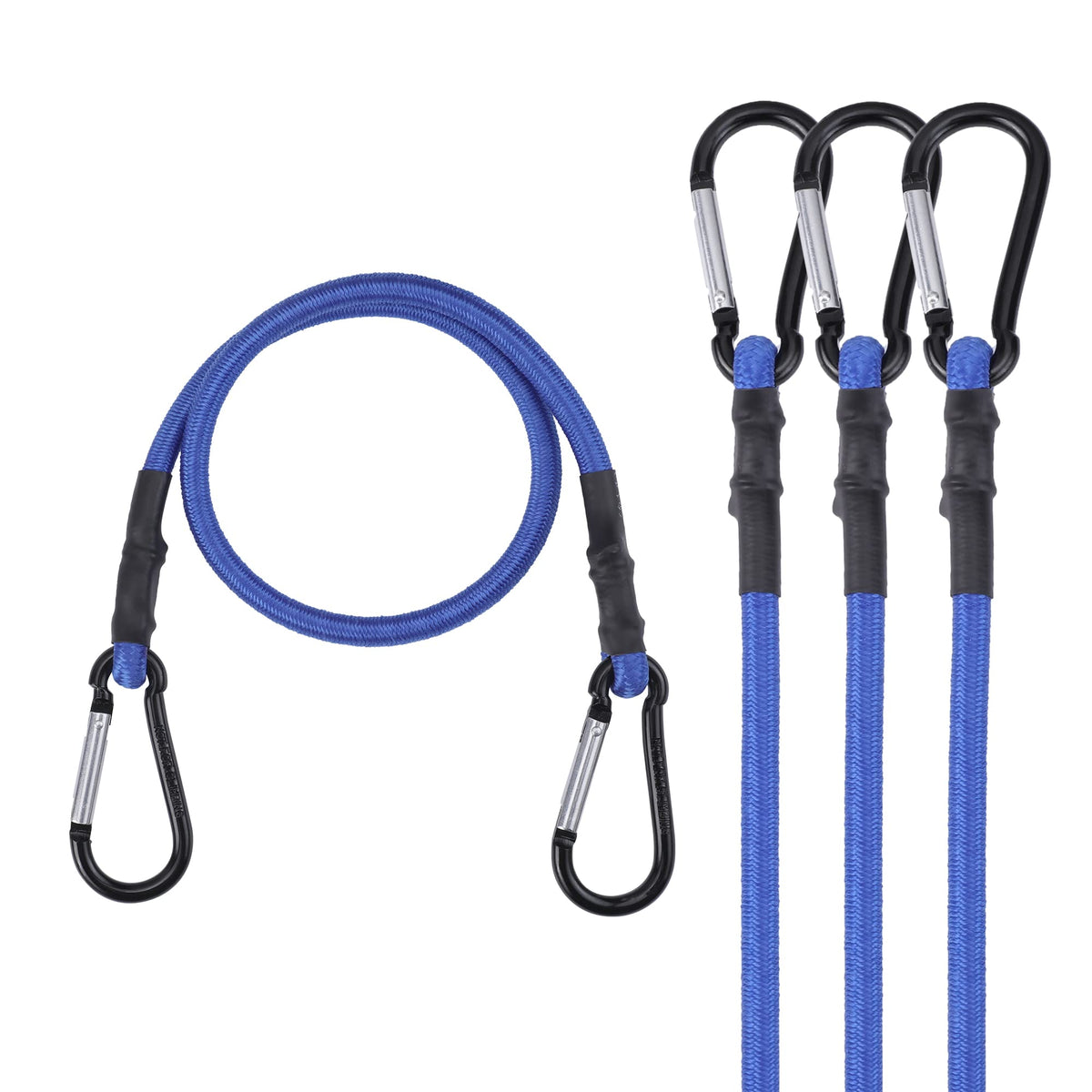WORKPRO Bungee Cords with Hooks, Heavy Duty Outdoor Bungee Strap, 22-Piece