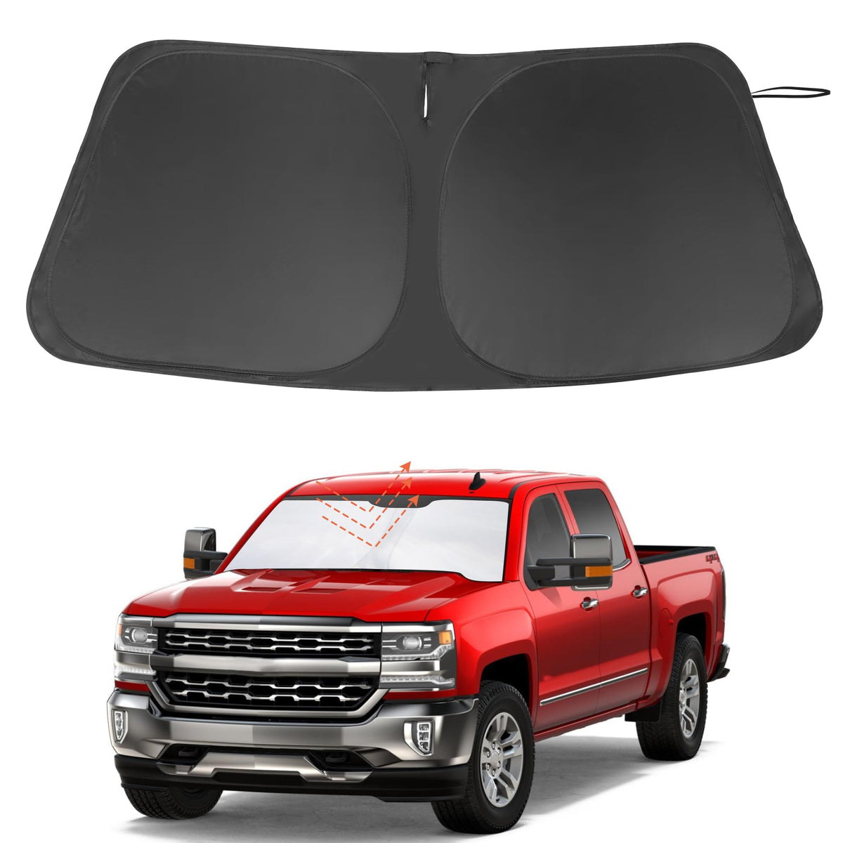 Windshield Sun Shade for 2015-2026 Ford F150 F-150 Accessories