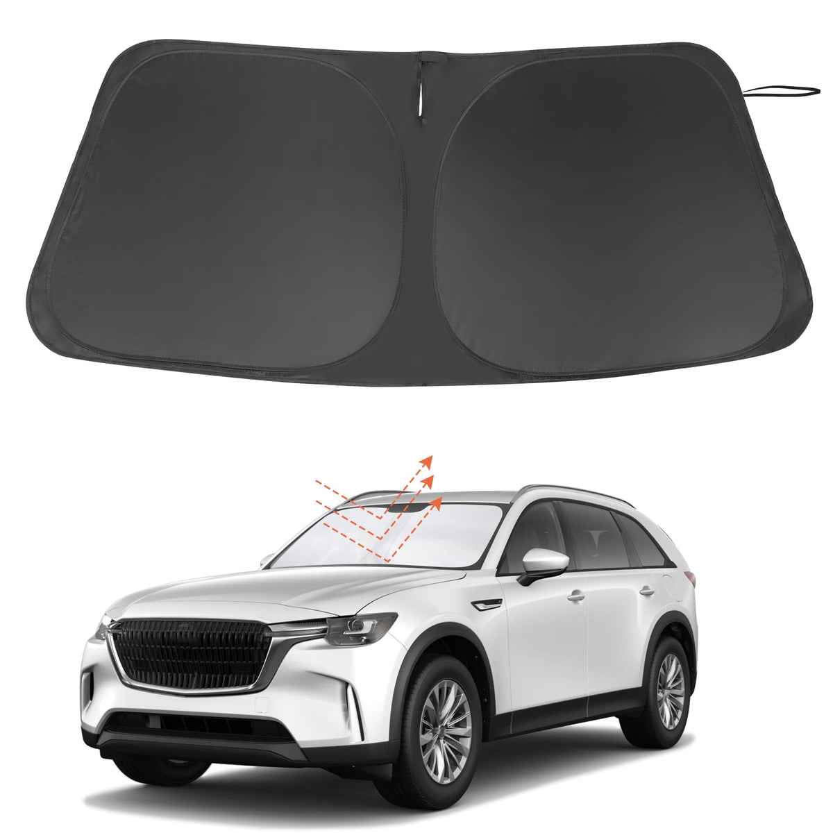 Windshield Sun Shade for 2015-2026 Ford F150 F-150 Accessories