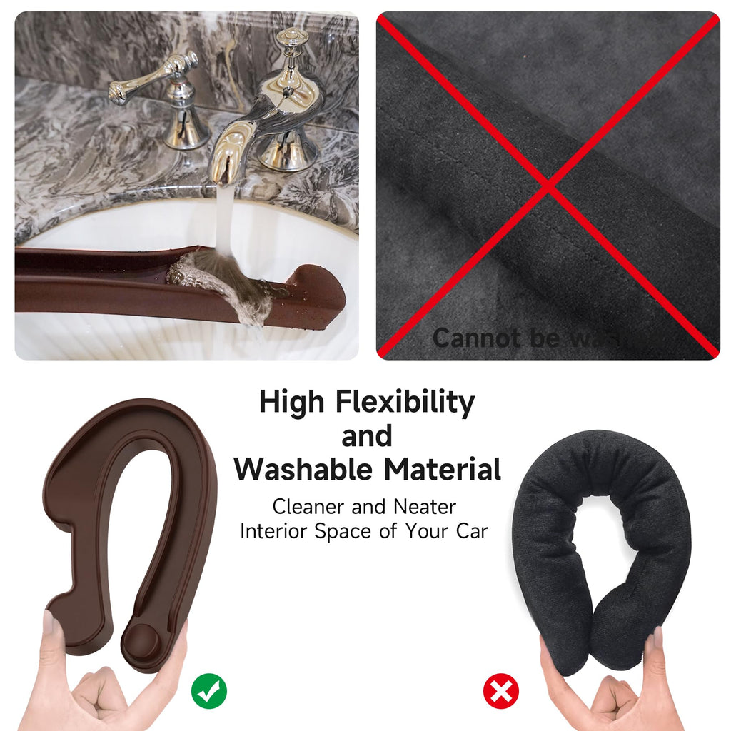 Givifive Car Seat Gap Filler Organizer 2Pack Soft Foam 3IN1 Multifunctional