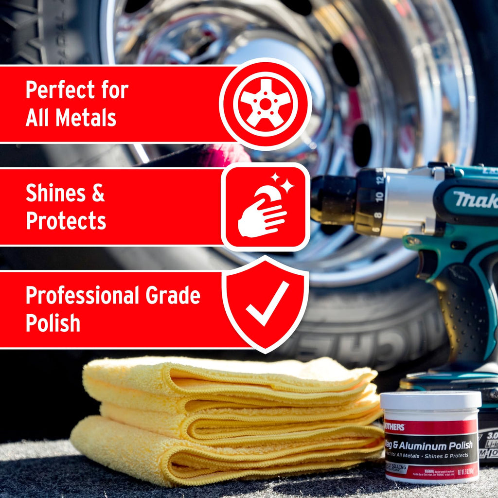 Mothers Mag & Aluminum Polish, 10 oz. (05101)