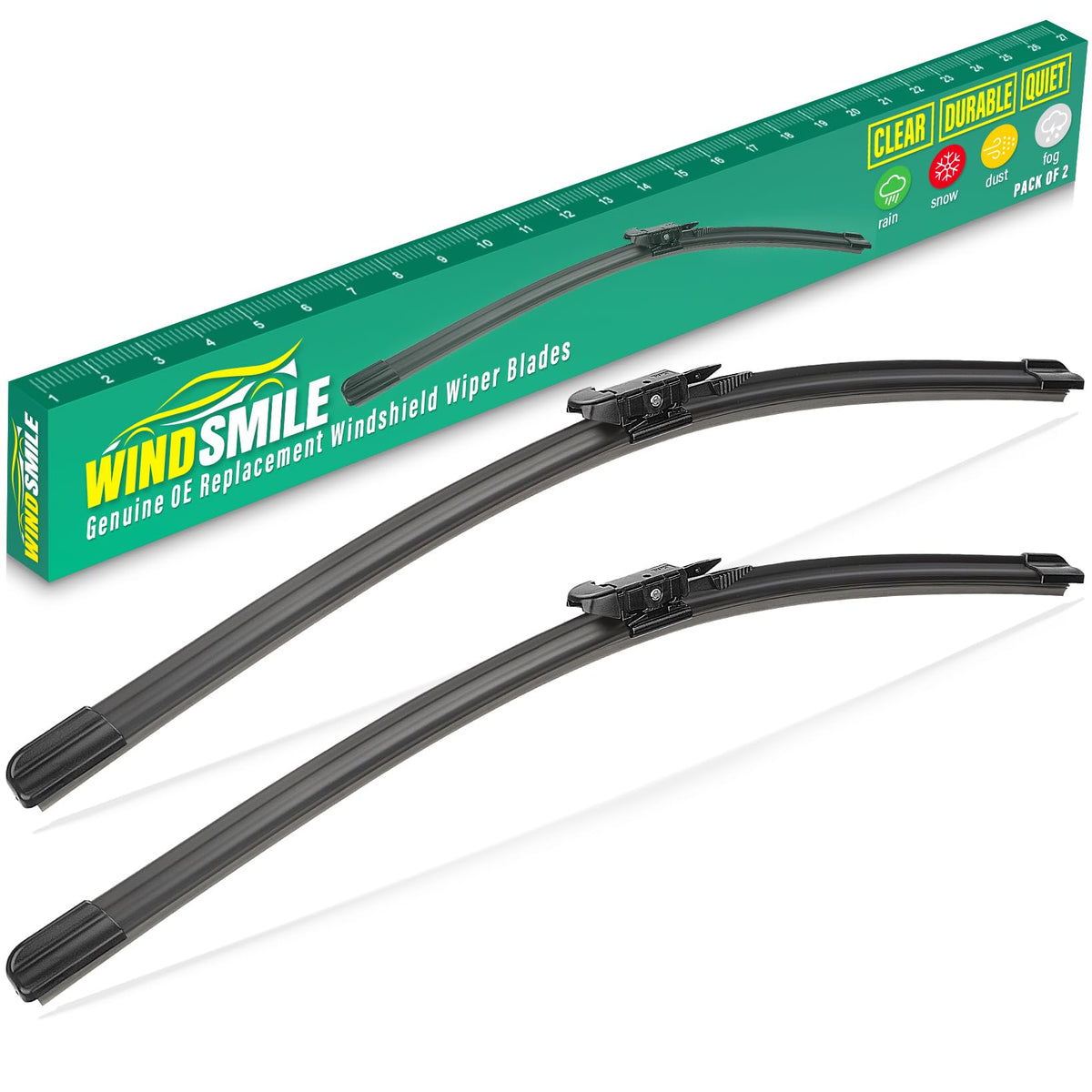 WINDSMILE Windshield Wiper Blades Replacement for Tesla Model 3 Model Y