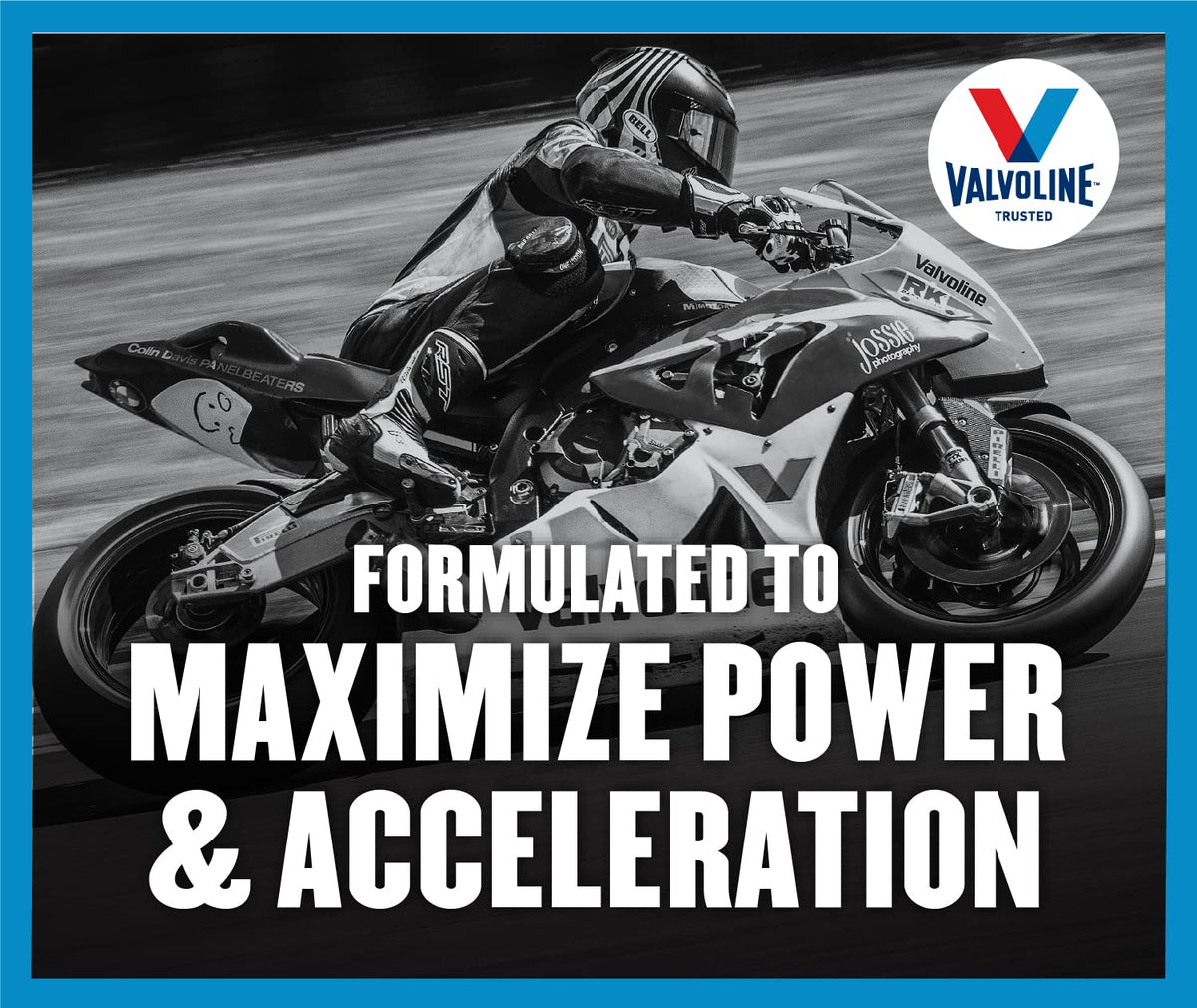Valvoline 4-Stroke Motorcycle Full Synthetic 10W-40 Motor Oil 1 Quart