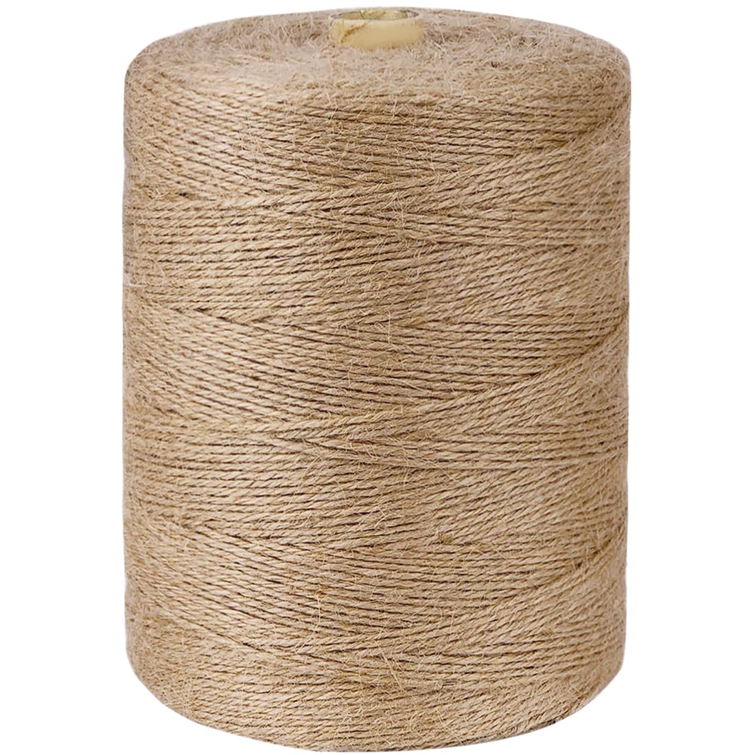 SMART&CASUAL 2mm Natural Jute Twine String Thin for Craft Plant Garden Gift Wrapping Christmas Handmade Art Decoration Packing String Home Art Decoration (Brown) (800 Ft (244M))