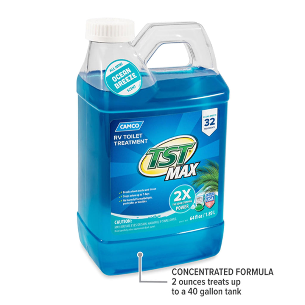 Camco TST MAX RV Toilet Treatment 1 Gallon - Orange Scent - Made in the USA