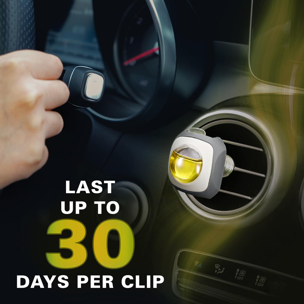 Air Jungles New Car Scent Car Air Freshener Vent Clip 6 Ct, Long Lasting