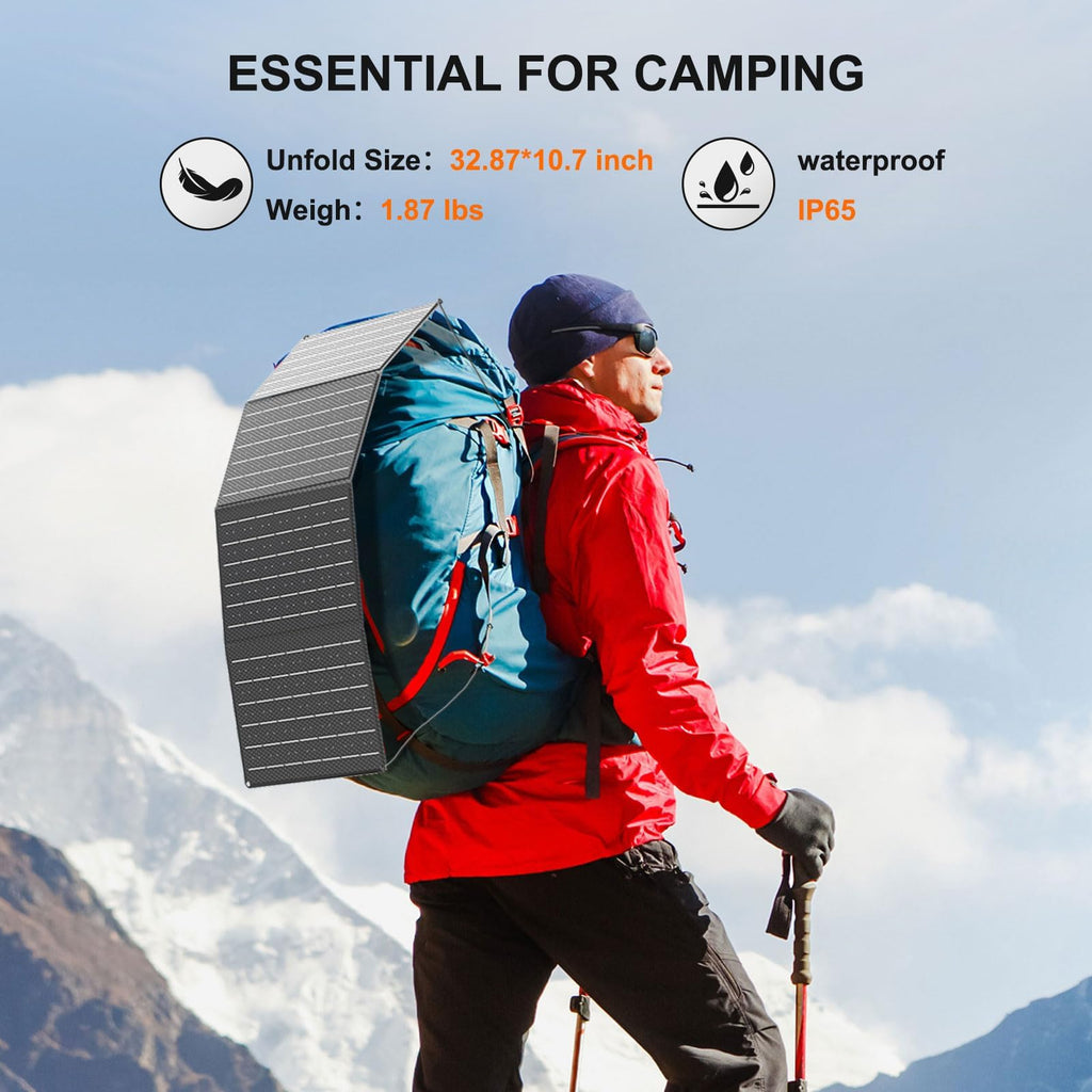 MARBERO Portable Power Station 88Wh, 120W Surge, Solar Generator 24,000mAh