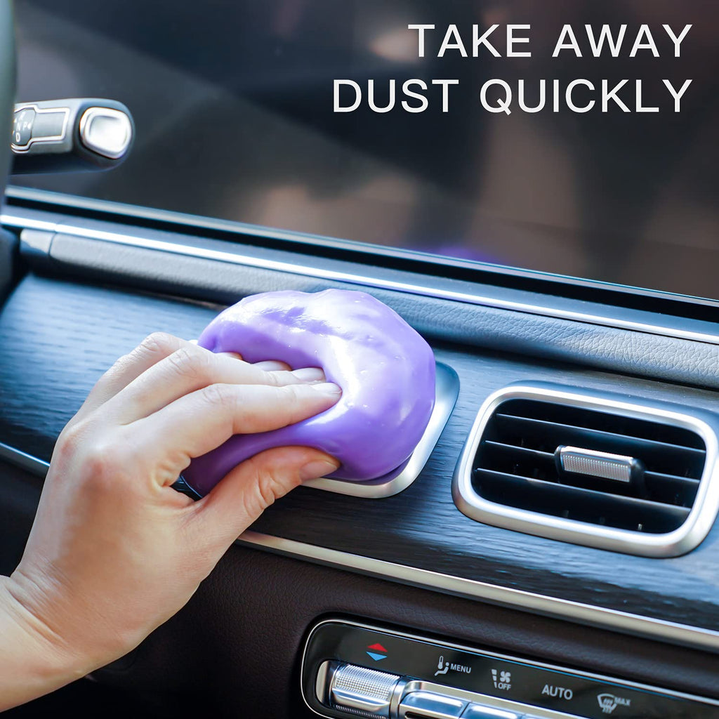 TICARVE Car Cleaning Gel Detailing Putty Car Putty Auto Detailing Tools Car Interior Cleaner Cleaning Slime Car Accessories Keyboard Cleaner Rose/NT WT: 5.6 oz (160 gr)
