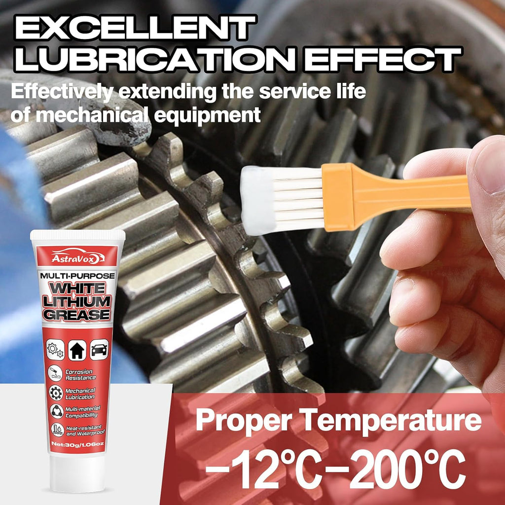 AstraVox White Lithium Grease, Multi-Purpose Lubricant Lithium Grease