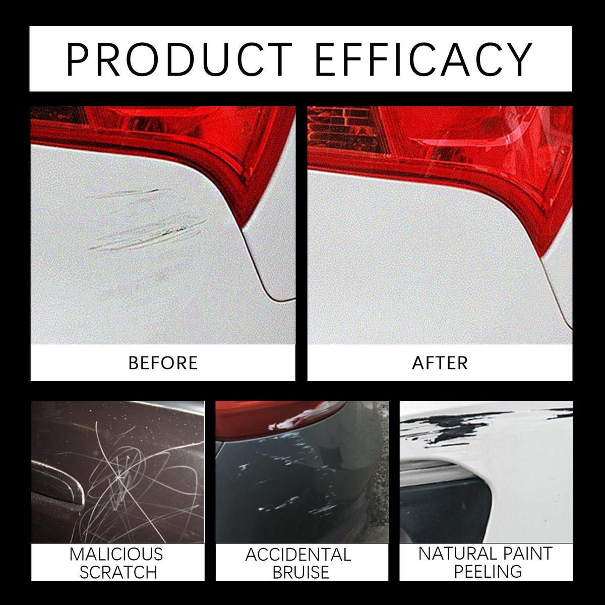 All Cars Magic Pen,Car Scratch Remover Pen,Black Car Paint Scratch Repair