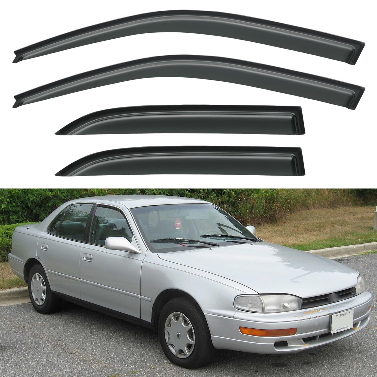 Window Visors Rain Guards for 2015-2026 Ford F150 Crew/SuperCrew Cab